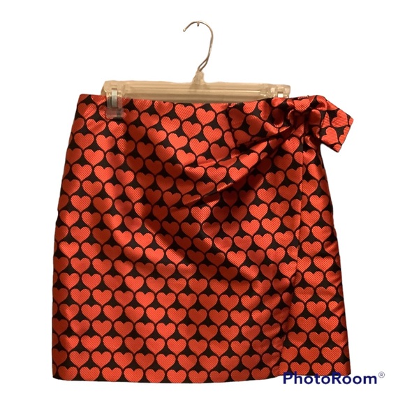 J. Crew Red Heart Skirt - Picture 2 of 6